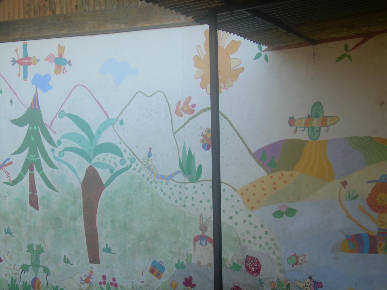 fresque du préau